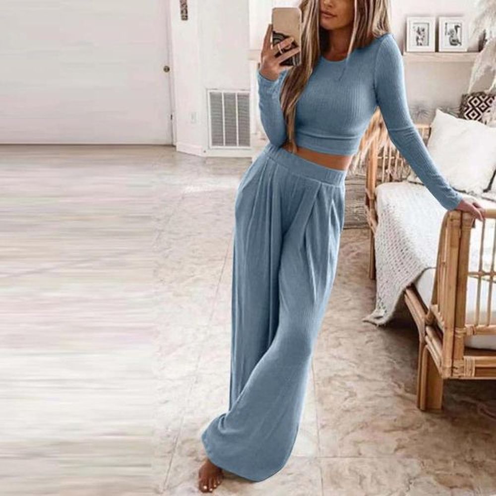 womens sleepwear autumn winter pamas for women long sleeve top