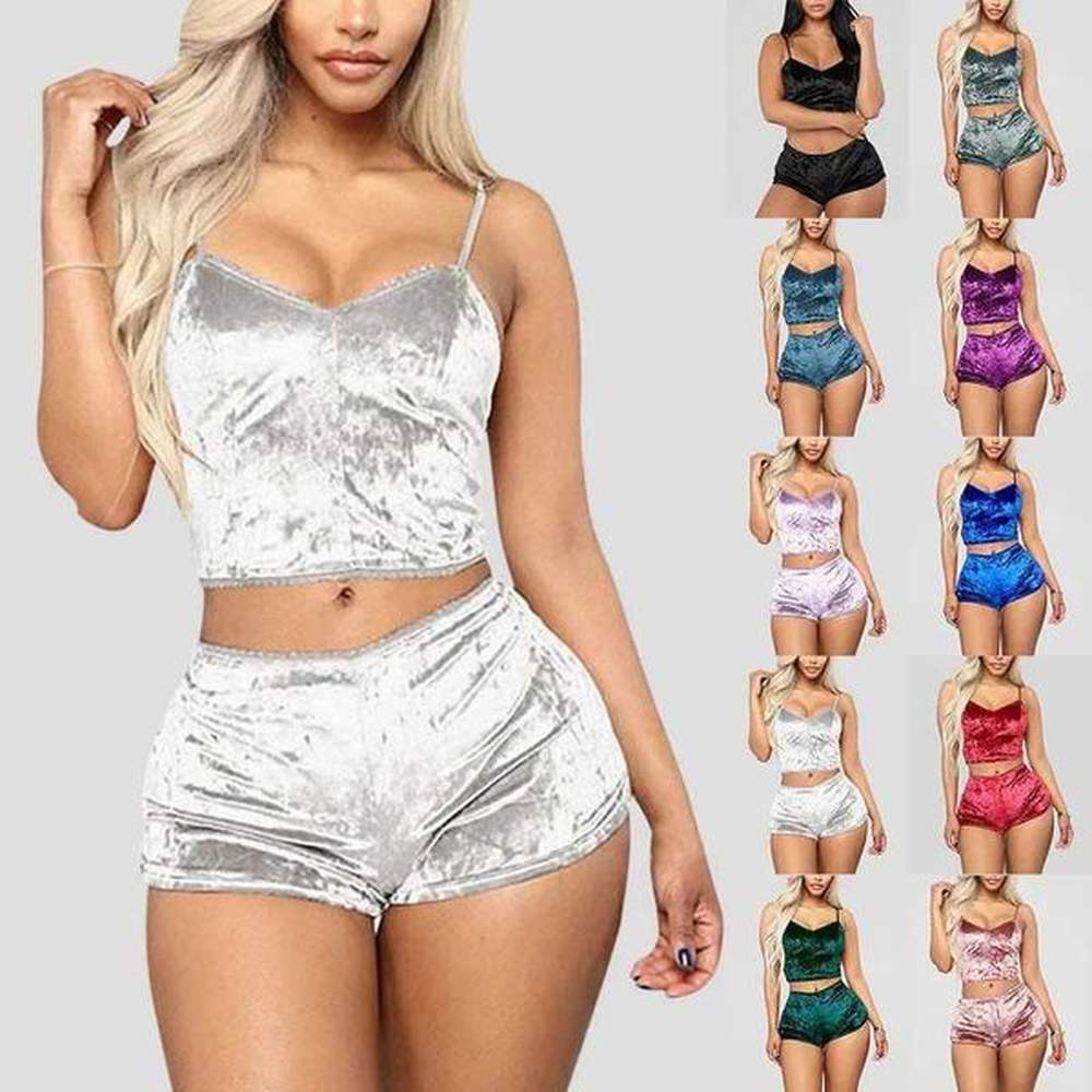 womens sleepwear ladies pajama set cute print pattern slpwear silk