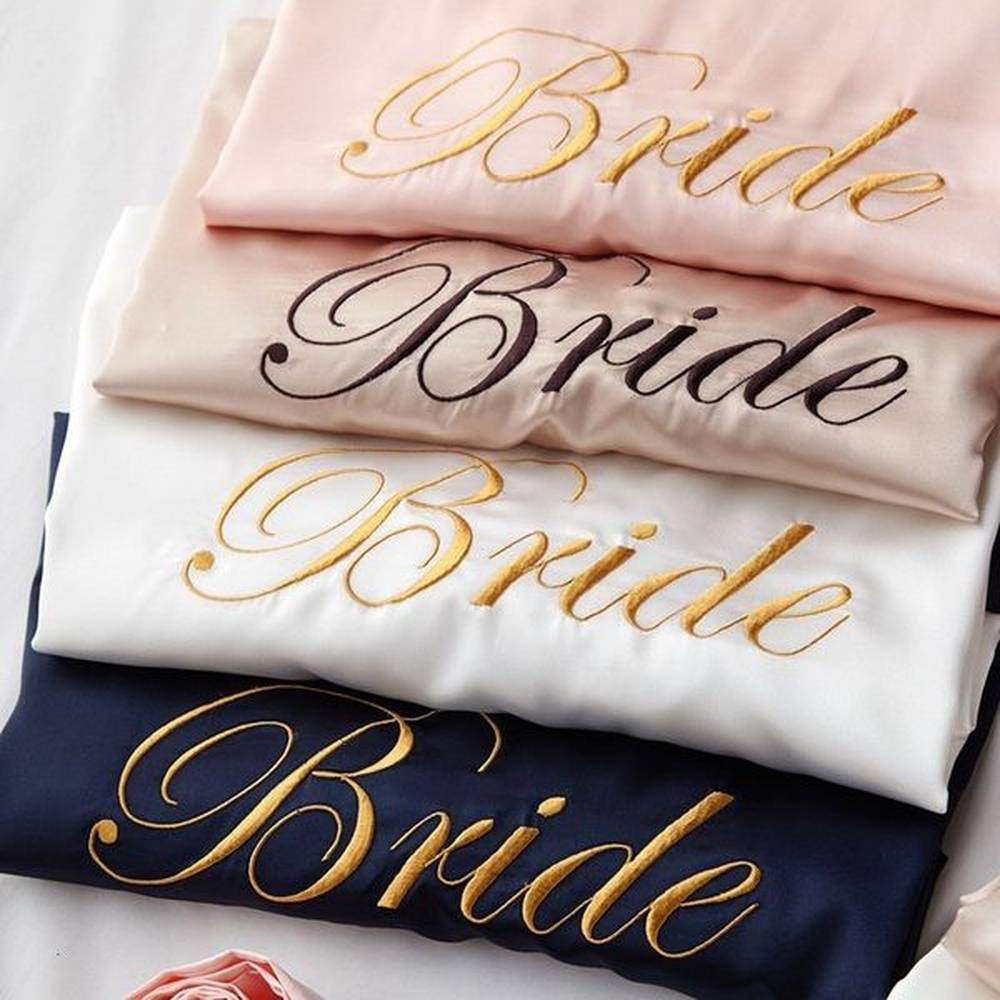 womens sleepwear wedding bride bridesmaid robe dressing gown sexy women