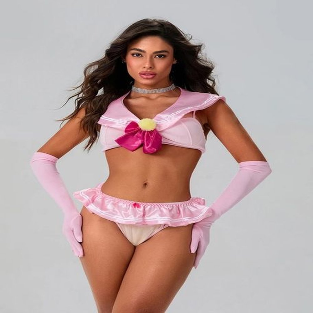 womens sleepwear womens teddy lingerie set school girl costume cute