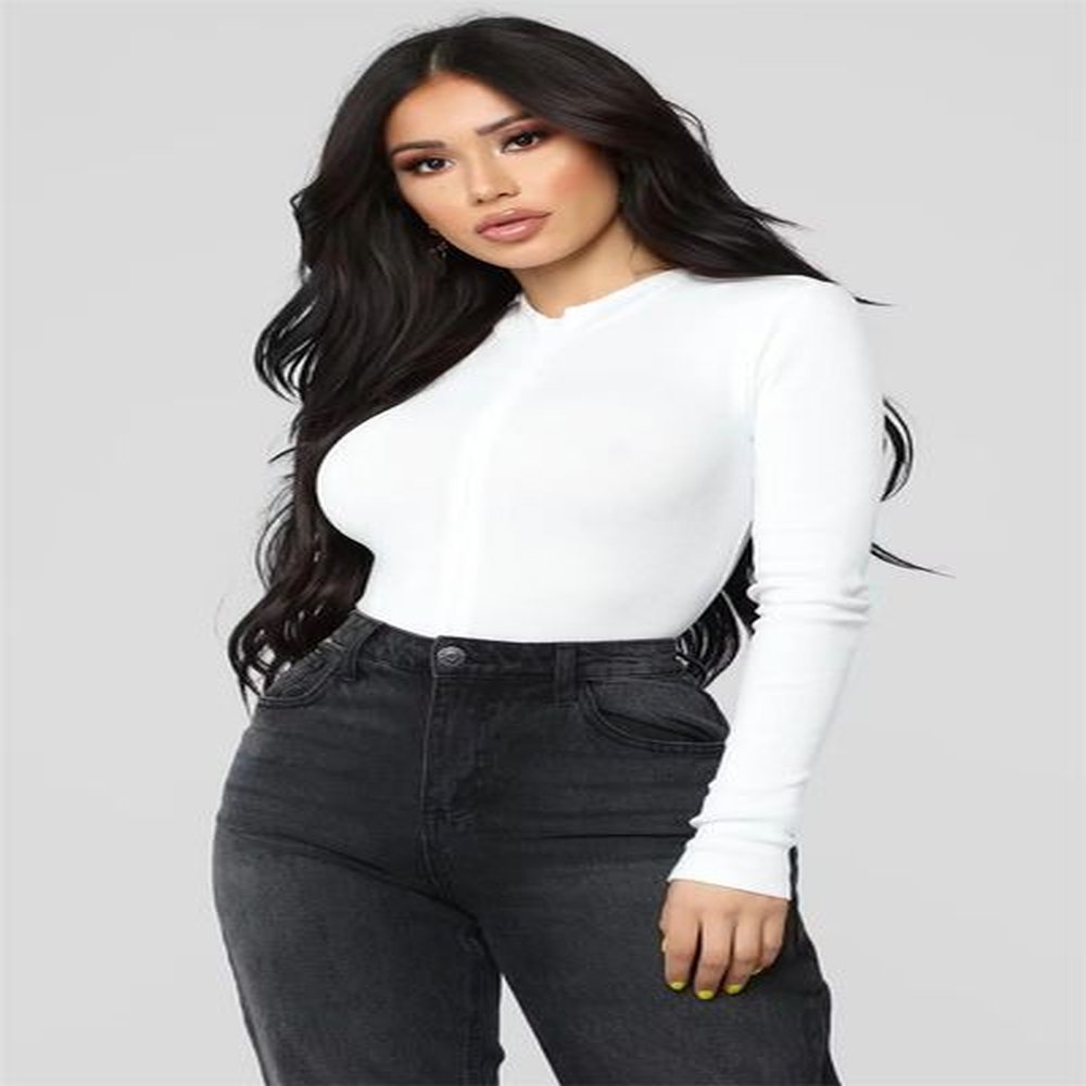 womens slim sexy standing collar zipper long sleeve jumpsuit solid