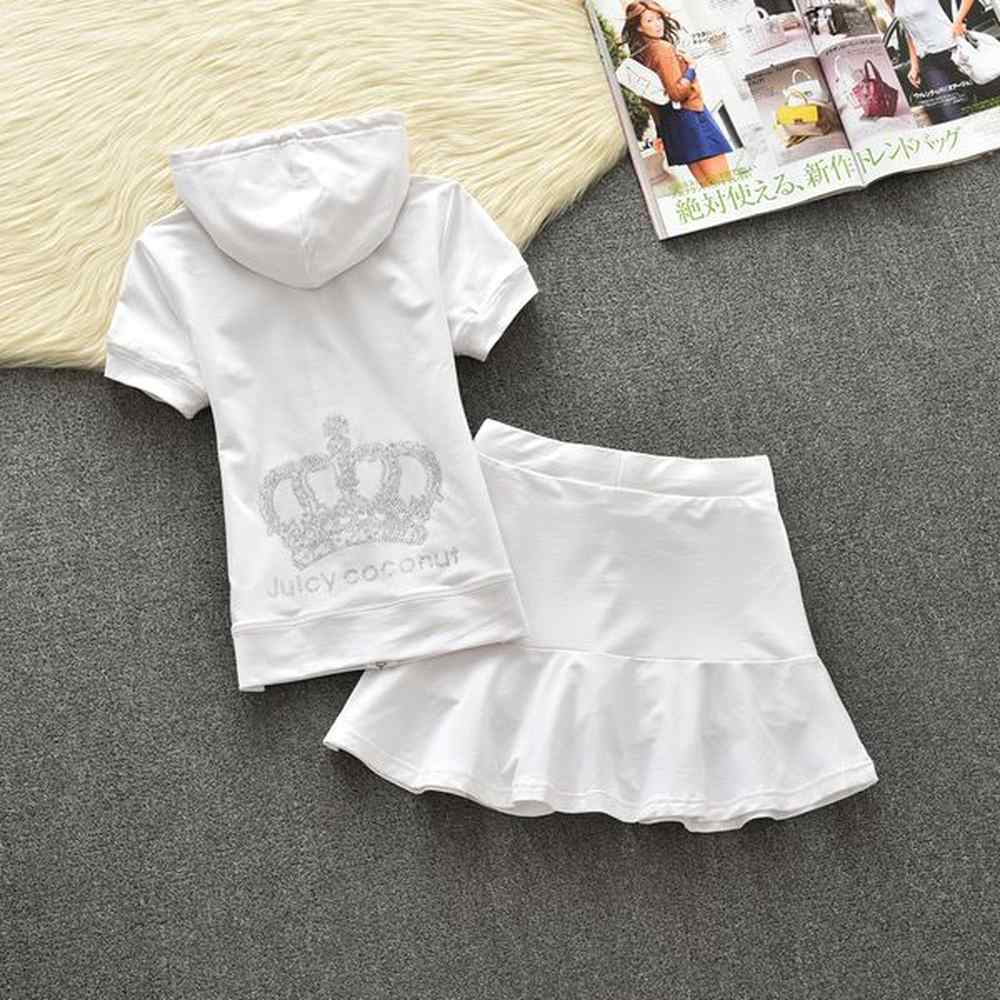 womens sports skirt summer new juicy counter two piece