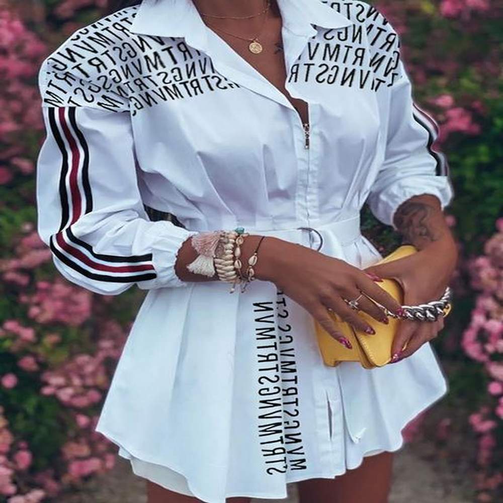 womens spring ral print lantern asymmetrical blouse casual