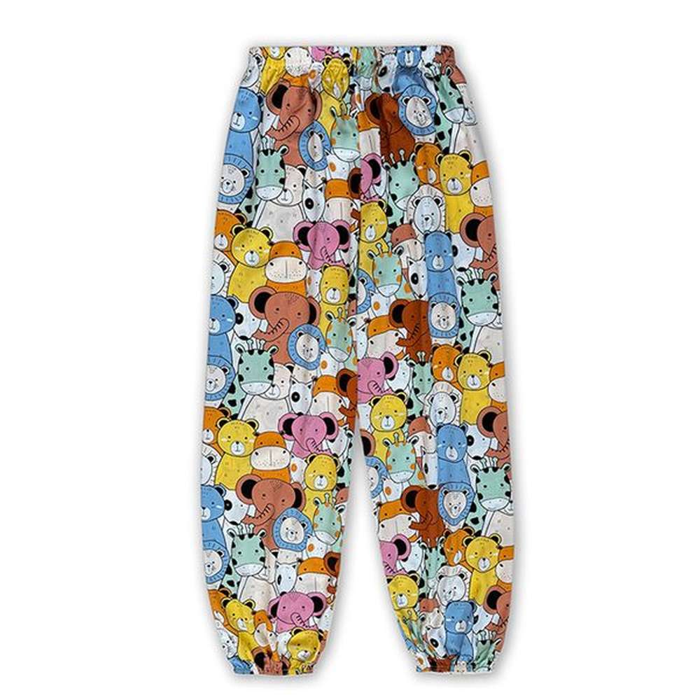 womens springsummer thin casual leggings brown cute animal avatar can