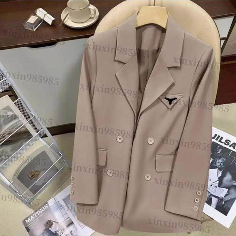 womens suits blazers business casual jackets pure color metal pattern