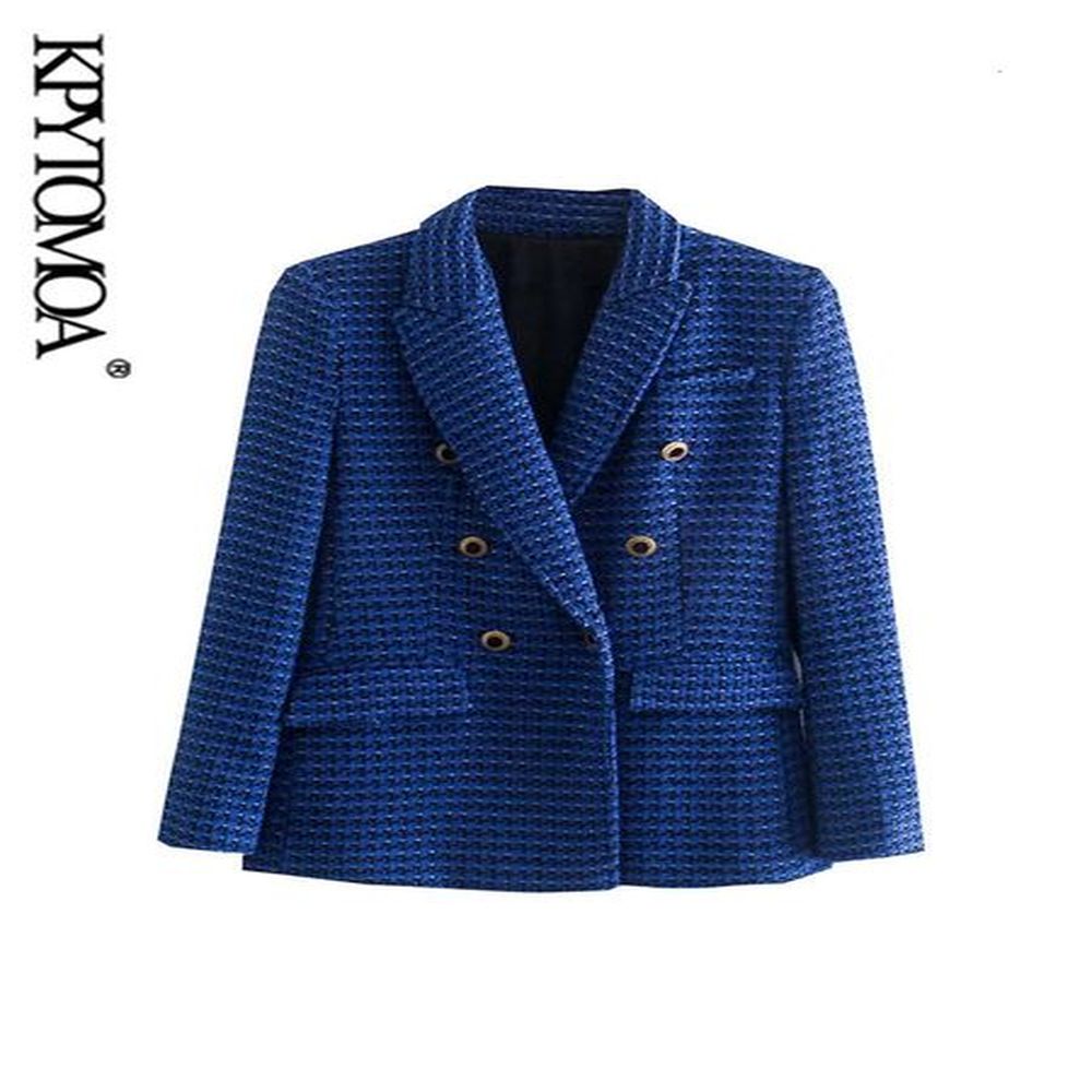 womens suits blazers kpytomoa women fashion tweed double breasted blazer