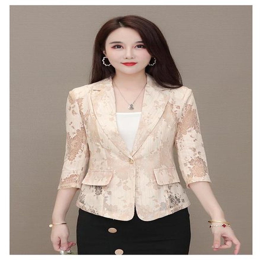 womens suits blazers thin lace suit jacket for women