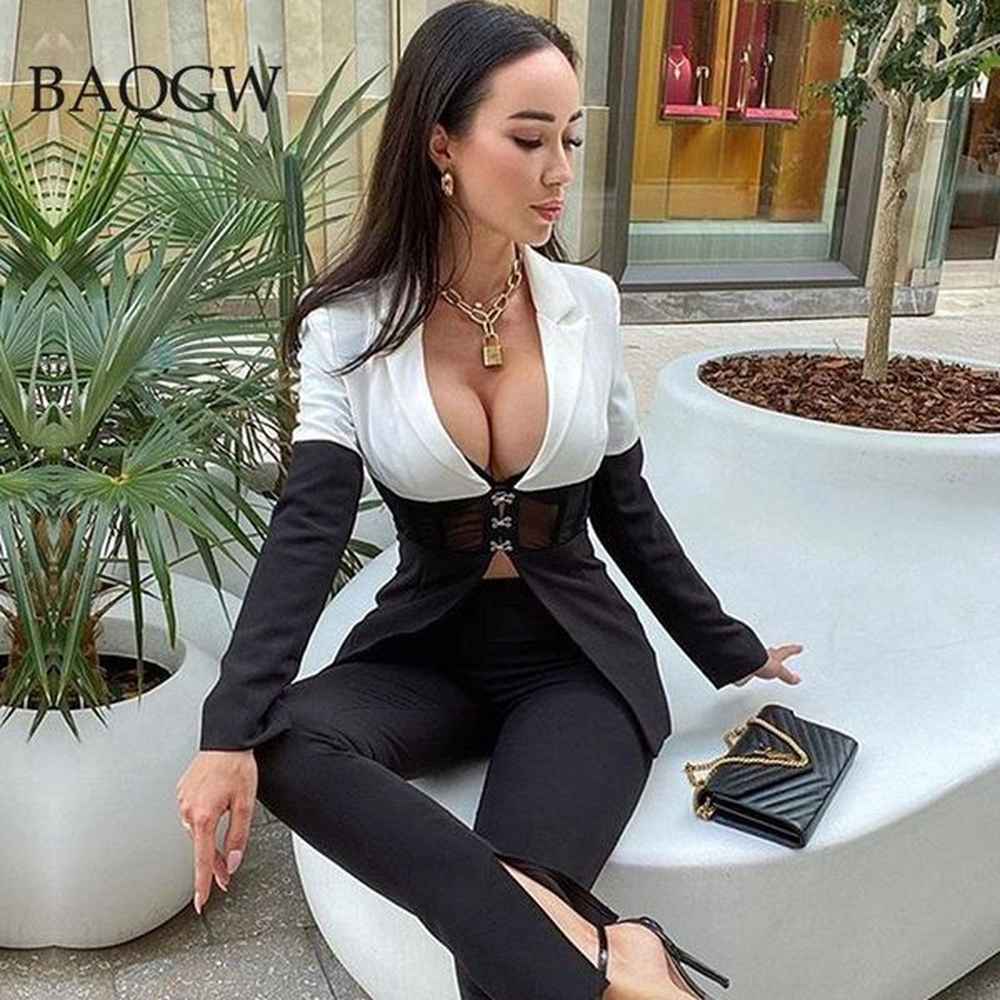 womens suits blazers women blazer color block fashion