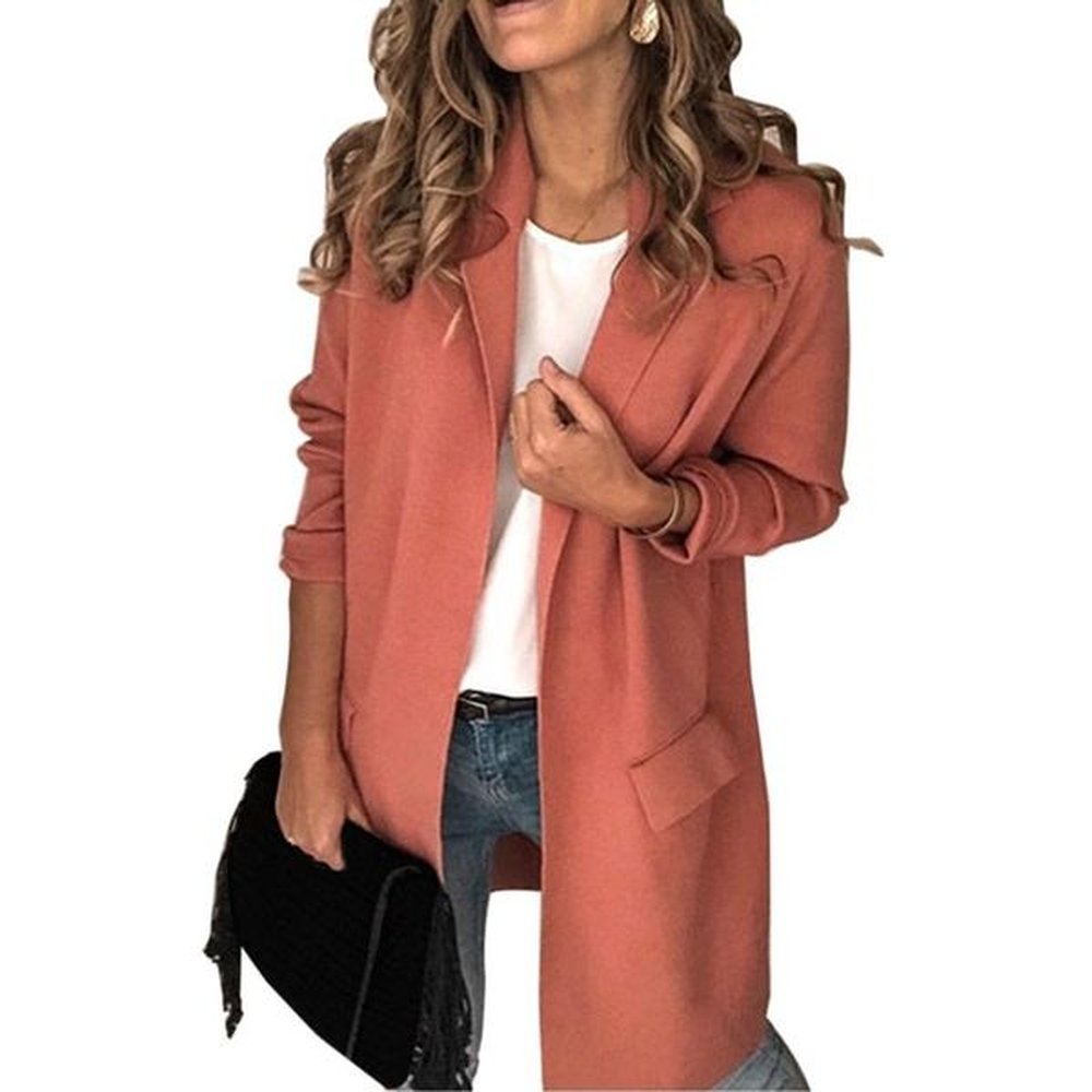 womens suits blazers women casual long sleeve solid color