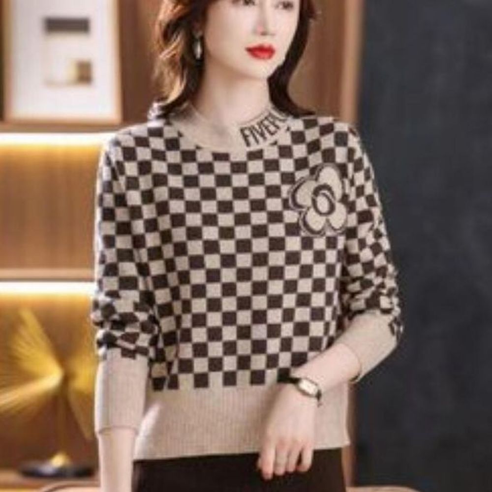 womens sweater thick white loose long sleeve sweater coat female