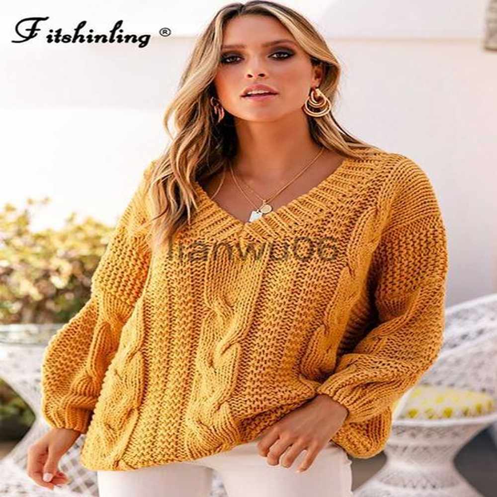 womens sweaters fitshinling twist sweater woman winter long sleeve