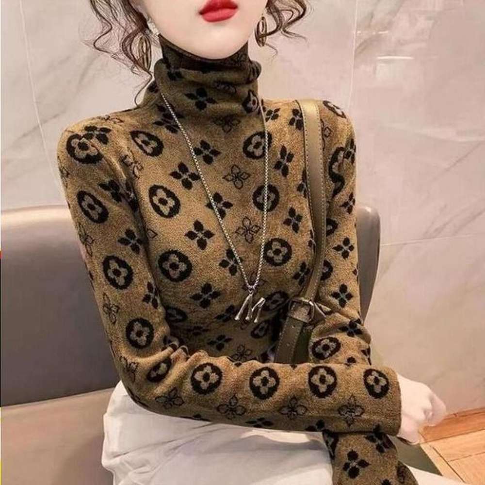 womens sweaters gg women sweaters turtleneck brand ggity knit pullovers