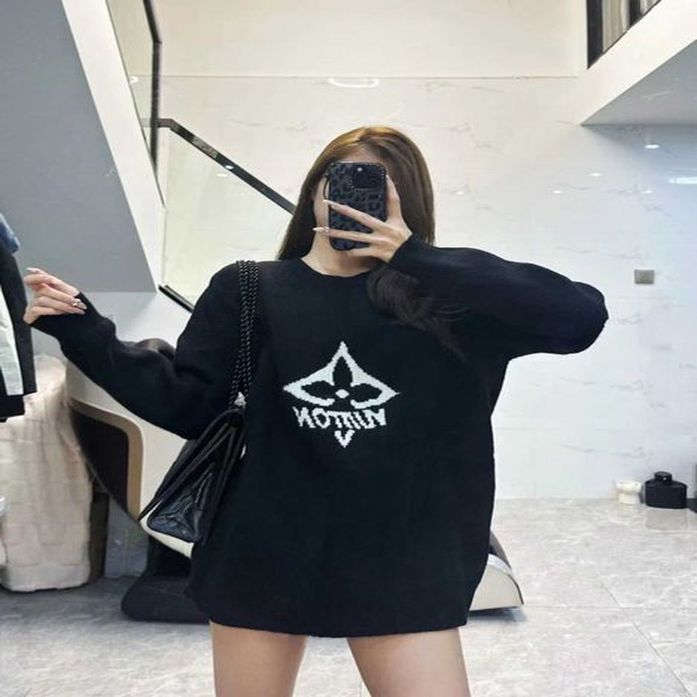 womens sweaters ladies autumn and winter luxury boutique inlaid cashmere