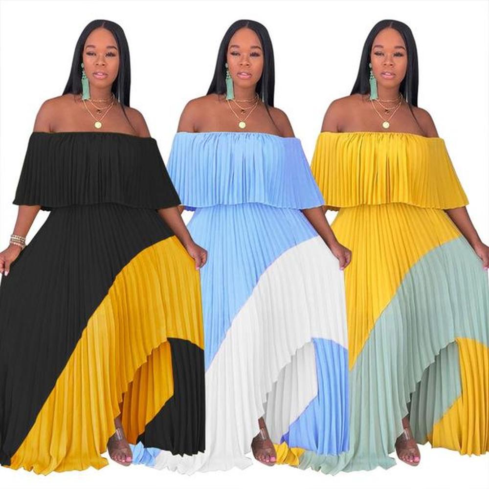 womens swimwear dress oneshoulder pearl chiffon pleated stitching