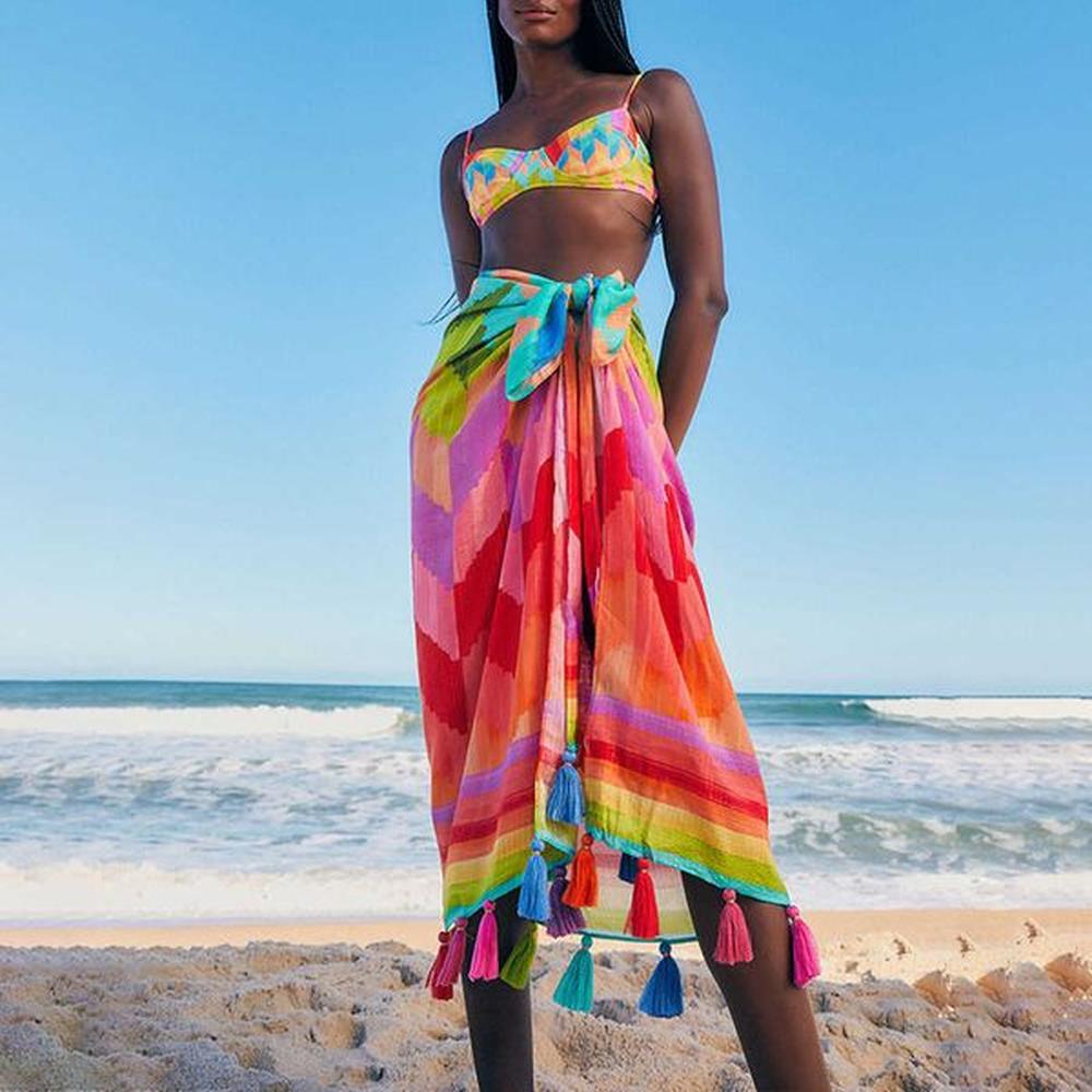 womens swimwear fashion color print elegant one piece swimsuit
