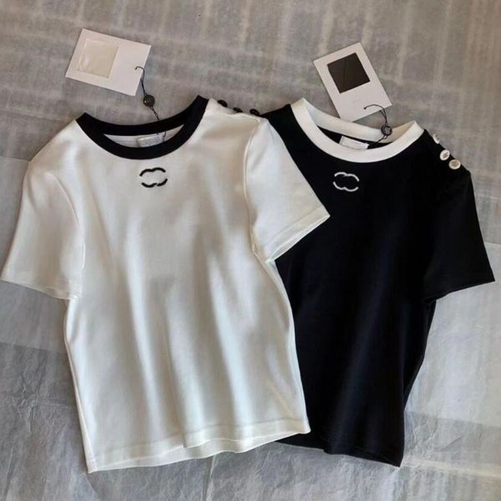 womens t shirt designer for shirts c letter and dot