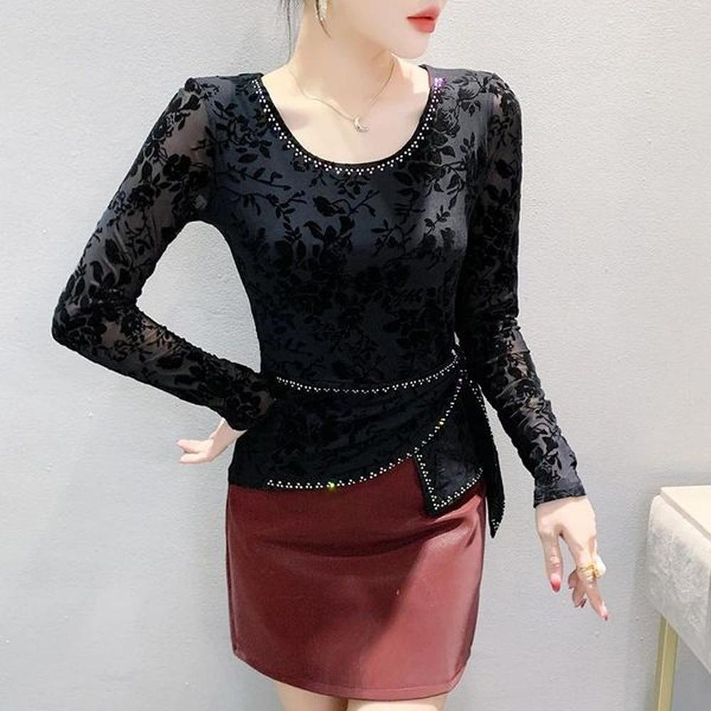womens t shirts european clothes fall winter tshirt fashion