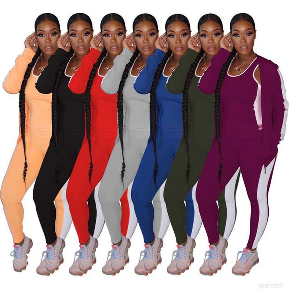 womens tracksuit sportswear pants tow pieces hoodie legging outfits sports