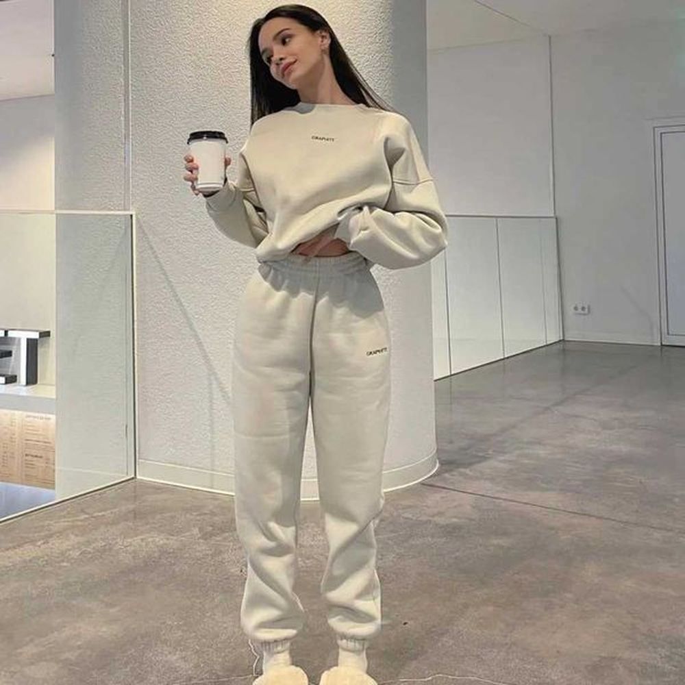 womens tracksuits autumn and winter new casual sports womens fashion