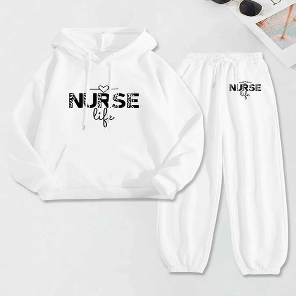 womens tracksuits comfortable suit womens casual longslved kangaroo pocket pullstring
