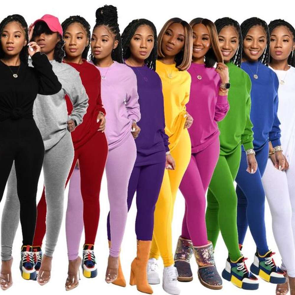 womens tracksuits women tracksuit style model solidcolor long sleeves tops