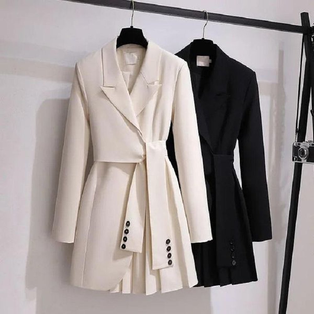 womens trench coats fashion coat dress women spring autumn