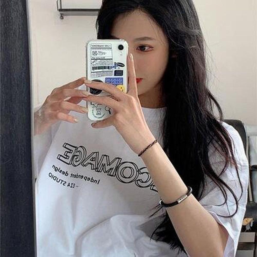 womens tshirt chic style woman tshirt top korean fashion short
