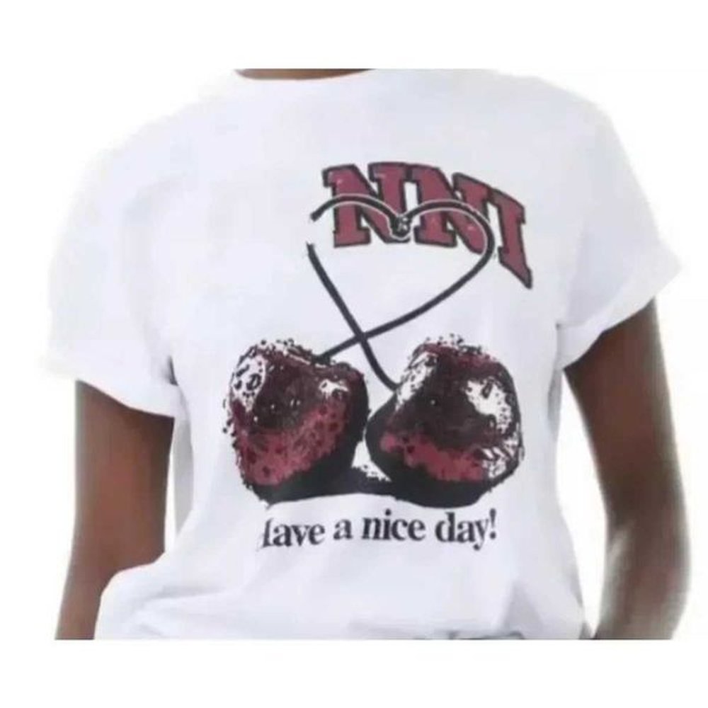 womens tshirt korean brand cotton brand tshirt with fruit