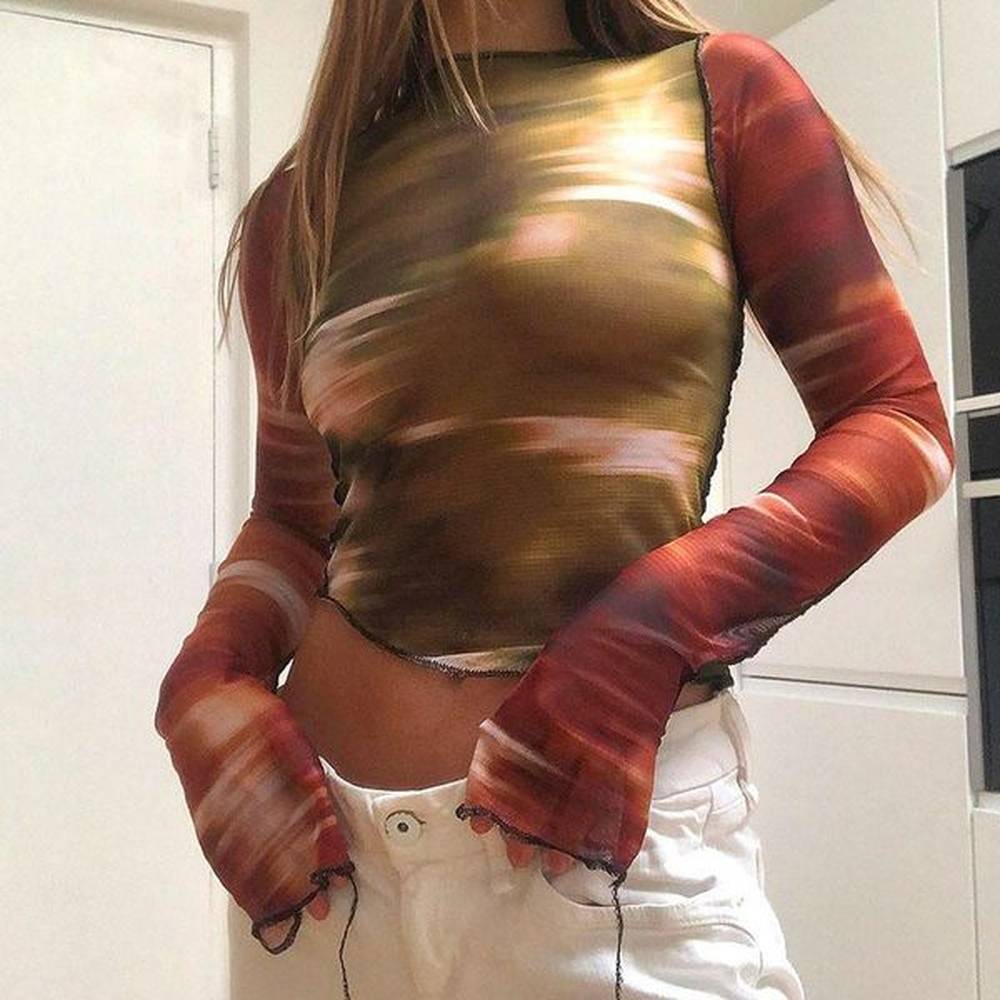 womens tshirt ladies printed tshirts autumn spring pullovers street yk