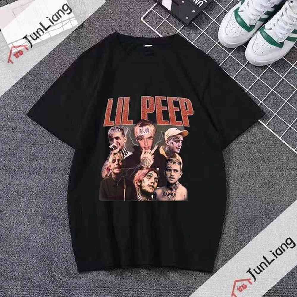 womens tshirt lil peep graphic t shirts hip hop rap