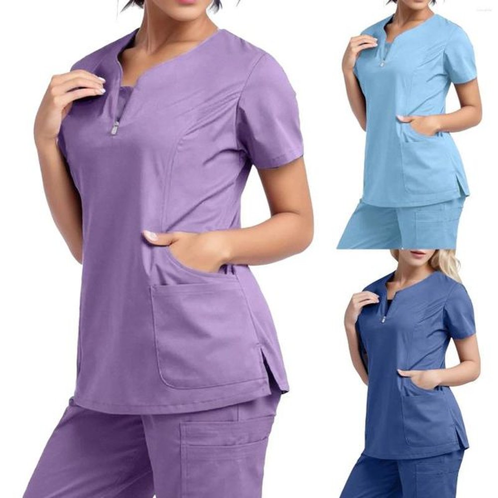 womens tshirt operating room short sleeved hand washing clothes womens