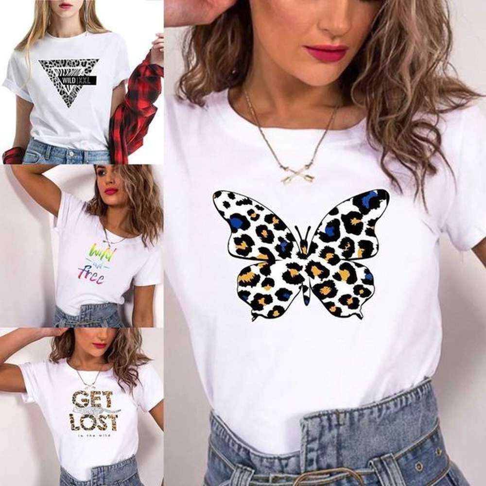 womens tshirt tshirts womens round neck short sves simple wild