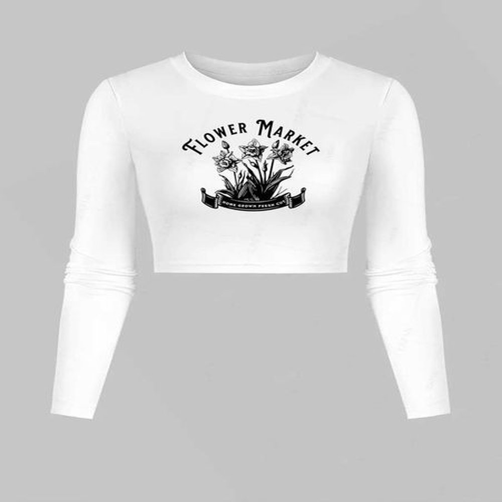 womens tshirt zaful womens leisure flower market letter graphic printing