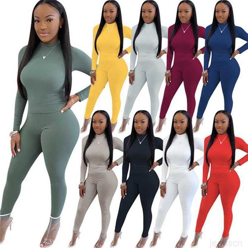 womens two piece pants plus size sxl fall winter women