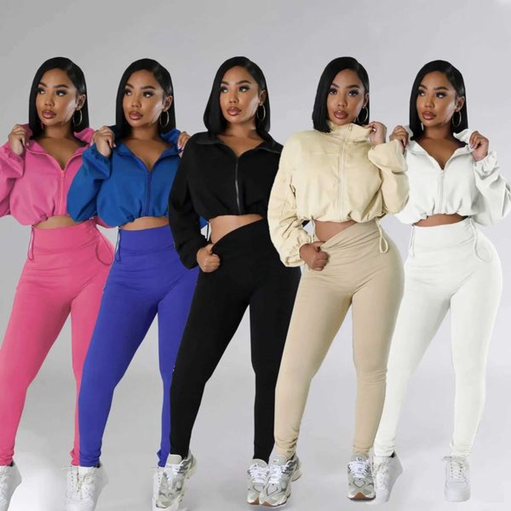 womens two piece pants women joggers tracksuits yk strtwear two