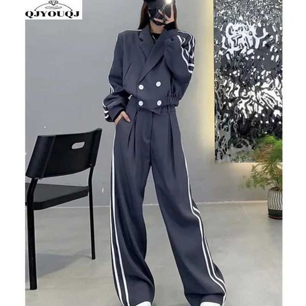 womens two piece pants womens casual suit autumnwinter new