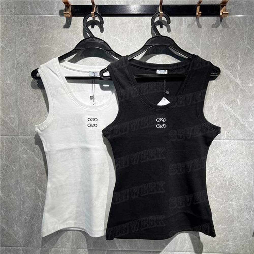 womens vest t shirts knits tees embroidery cropped tank top