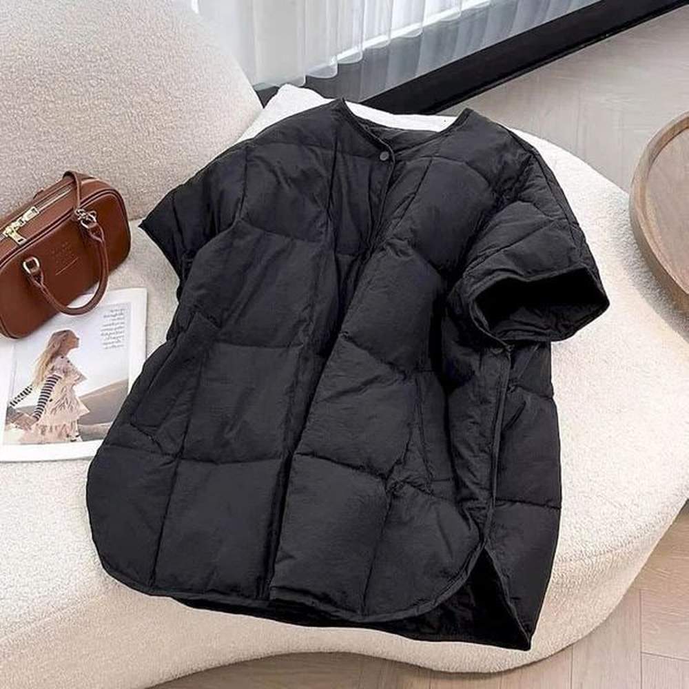 womens vest vneck casual lightweight cotton elongated sleeveless cardigan retro