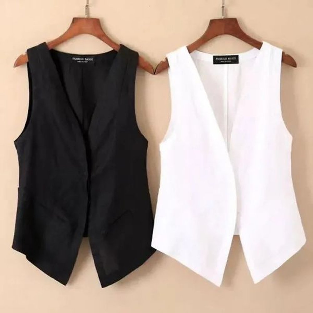 womens vests loose solid color summer vest tank top korean