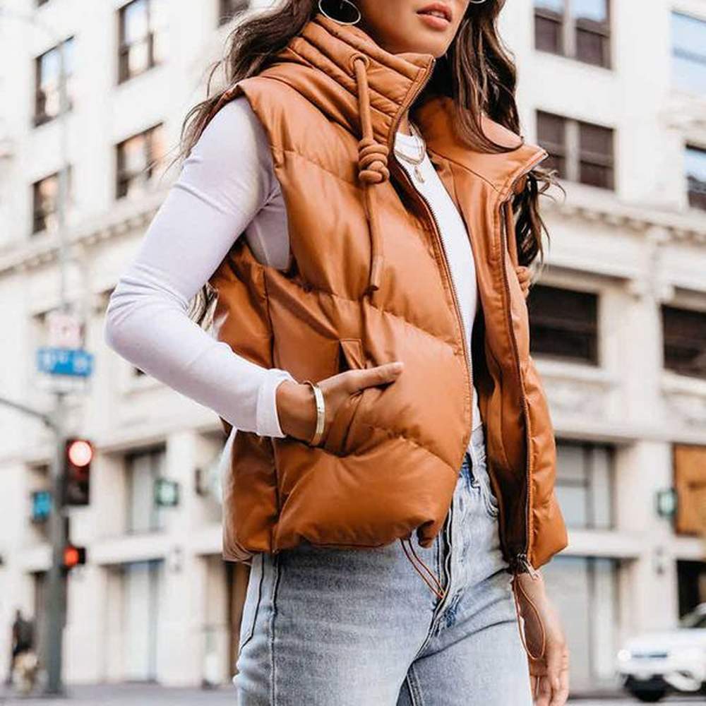 womens vests spring hooded women cotton vest autumn casual warm