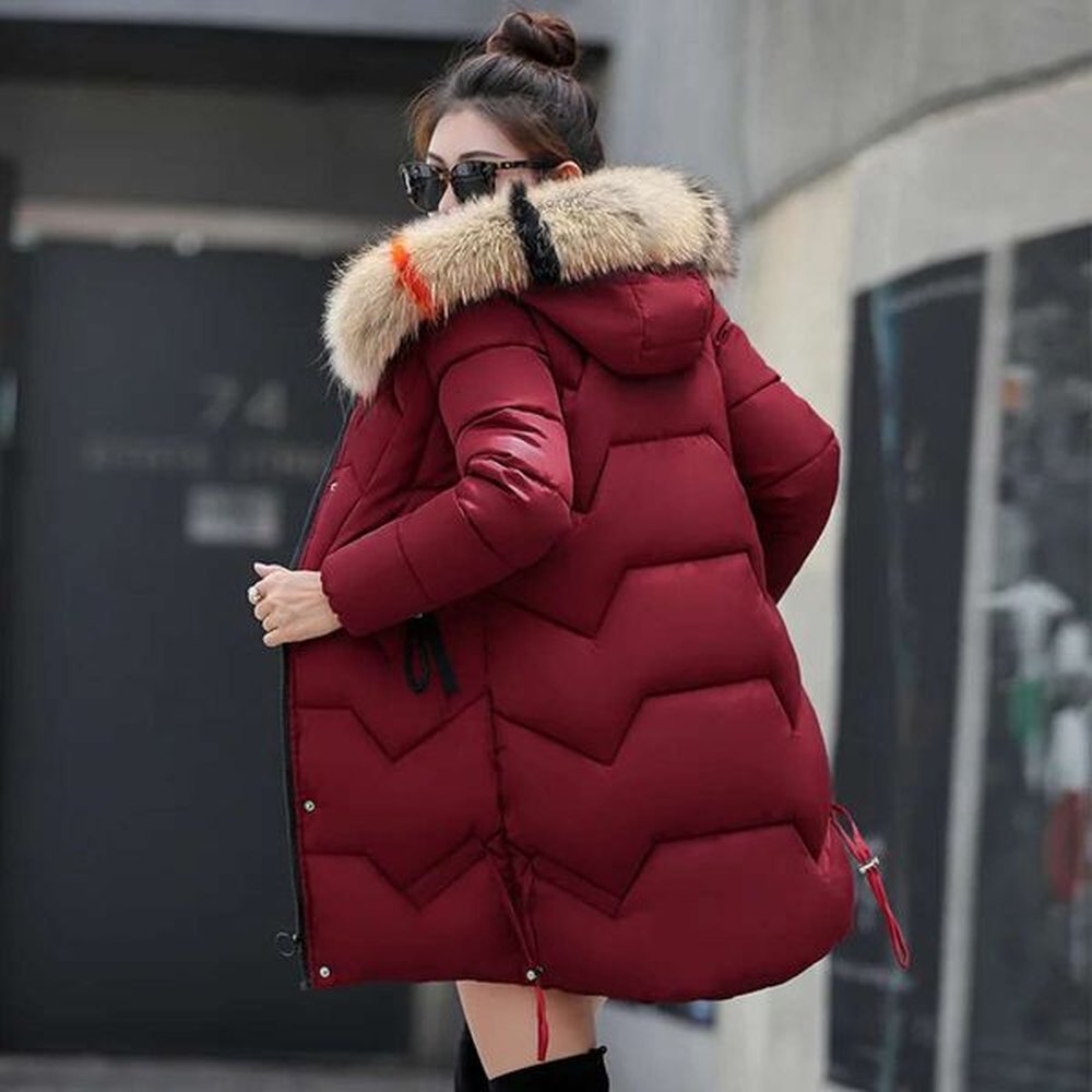 womens winter jacket coats parkas new female down cotton