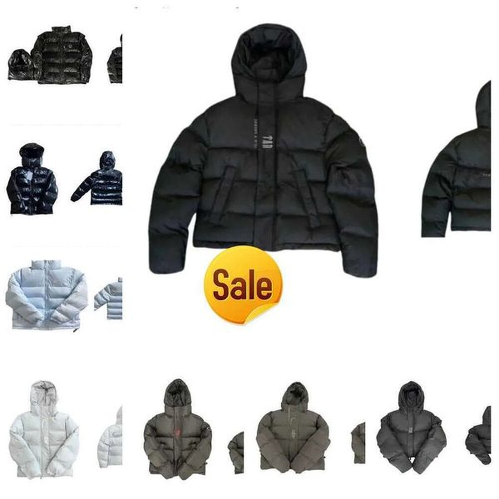 2024 Womens Winter Puffer Down Jackets Coats Outerwear Clothing London Parkas Mens Windbreaker Thick Warm Embroidered Hooded Trench Coat Zip