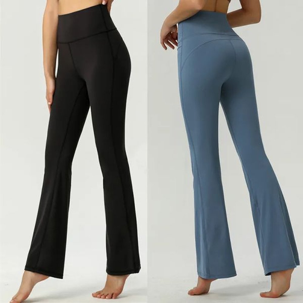 womens yoga flare leggings wear sports ladys pants ladys hip