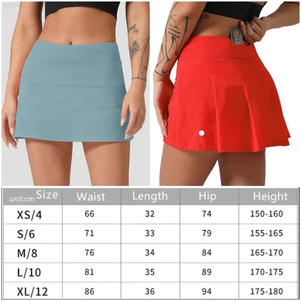 womens yoga outfits high waist tennis skirts exercise pleated