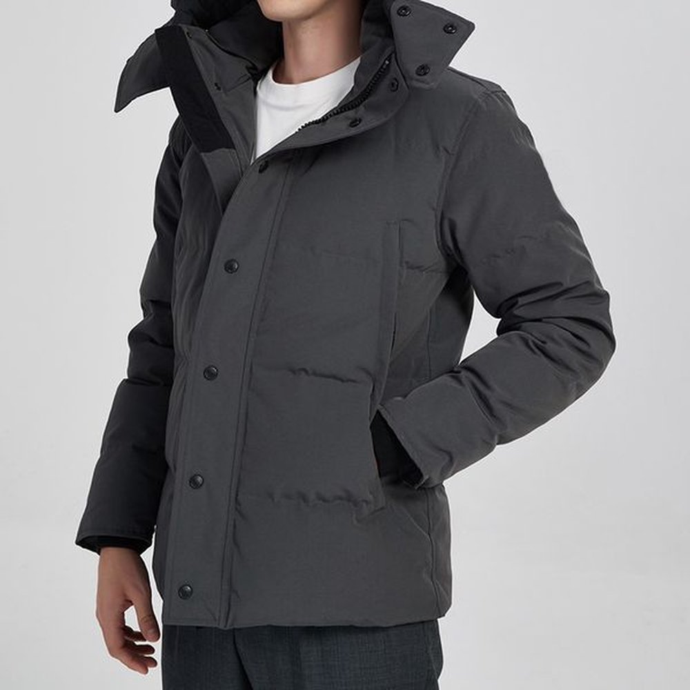 Wyndham Down Coats Mens Plus Size Outerwear Top Quality Designer Puffer Jacket Men Winter Parka Fur Jacket Hiver Veste Classic Popular Brand