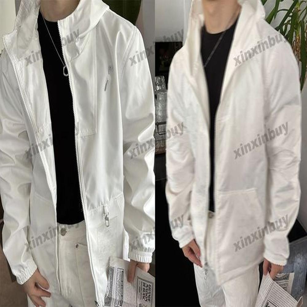 xinxinbuy Men designer Coat Double sided jacket pin Jacquard letter fabric long sleeve women gray Black red blue S-XL