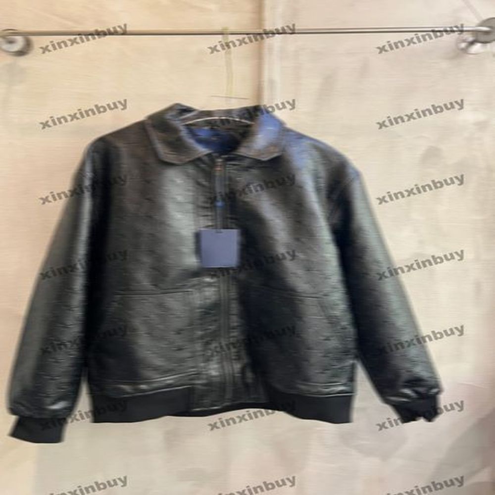 xinxinbuy Men designer Coat Jacket Panelled Off road racing style motorcycle leather long sleeve women khaki Black blue khaki XS-XL