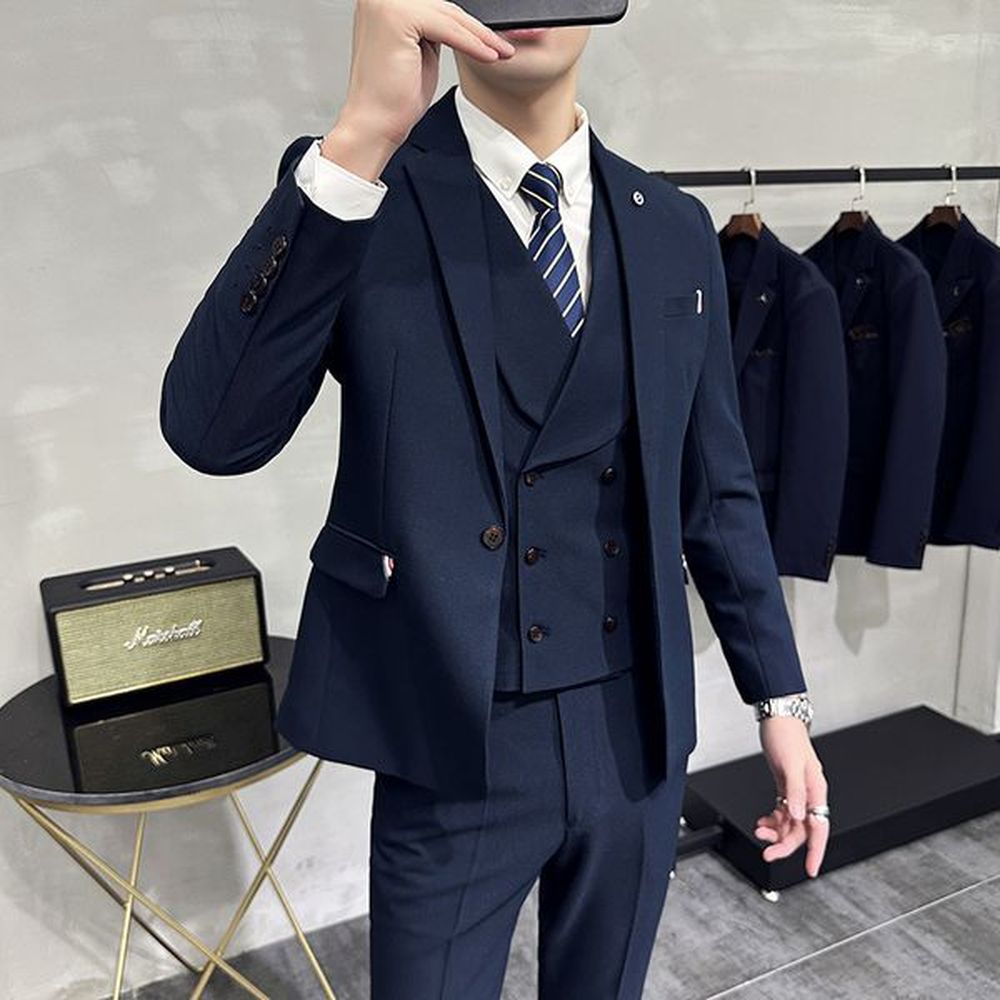 X1222Small suit business suit groom wedding dress casual suit