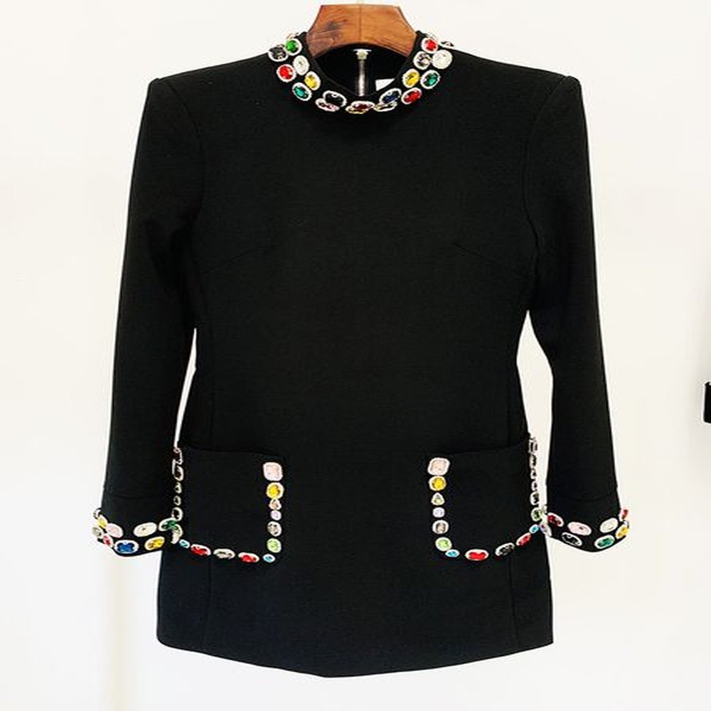 xxl runway dress autumn dress crew neck short