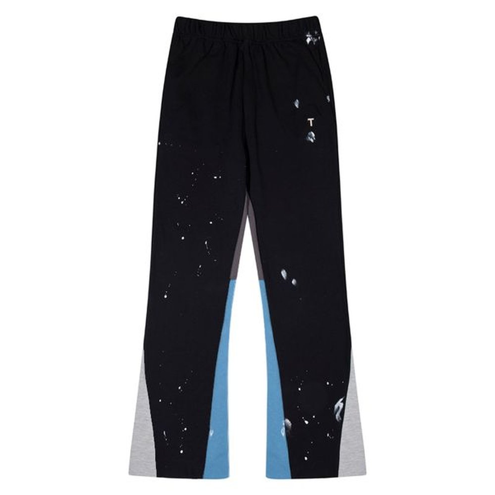 Y143couple's clothings designer jeans Casual pants streetwear ink hand-painted Designer hip hop patchwork micro trousers Men's Ret